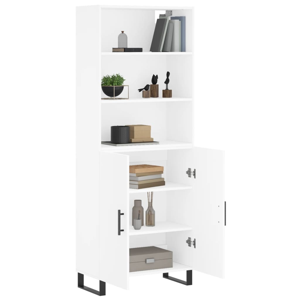 Skap Hvit 69,5x34x180 cm