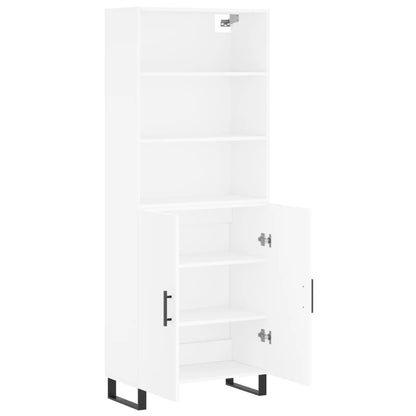 Skap Hvit 69,5x34x180 cm