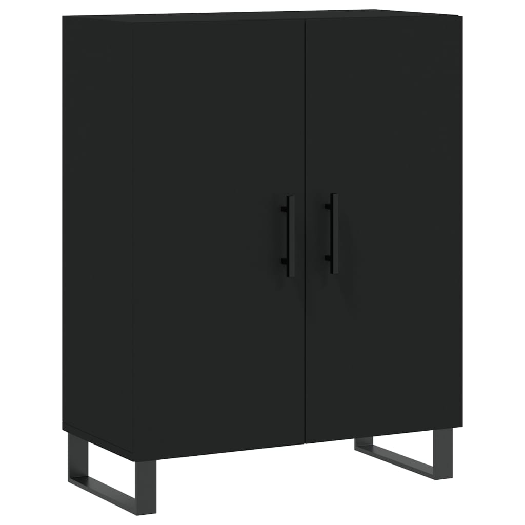 Skap Svart 69,5x34x180 cm