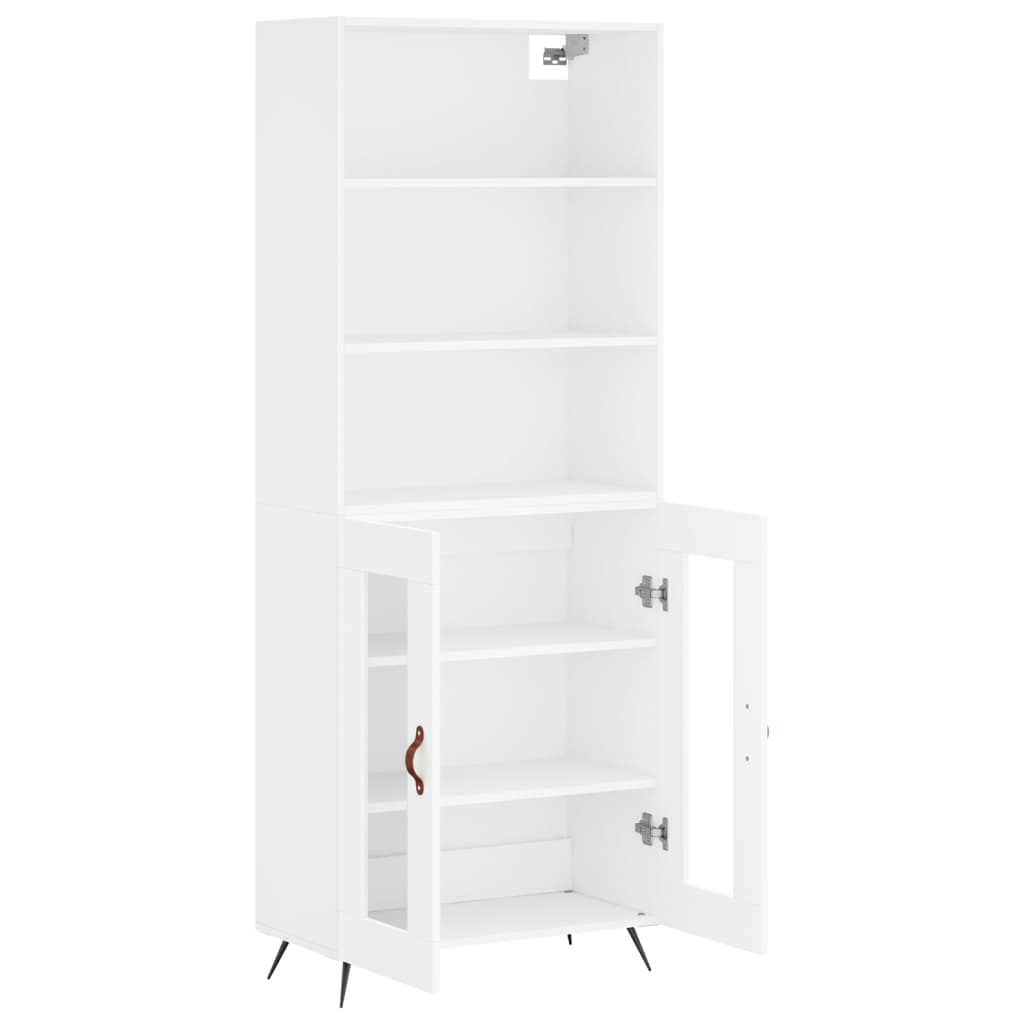 Skap Hvit 69,5x34x180 cm