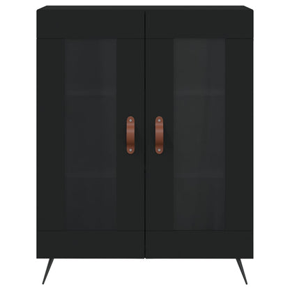Skap Svart 69,5x34x180 cm