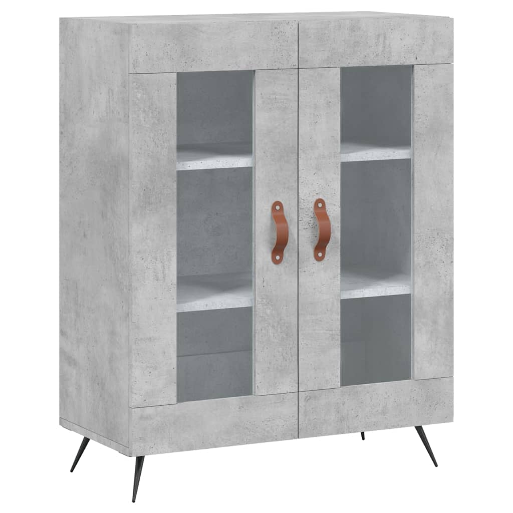Skap Betonggrå 69,5x34x180 cm