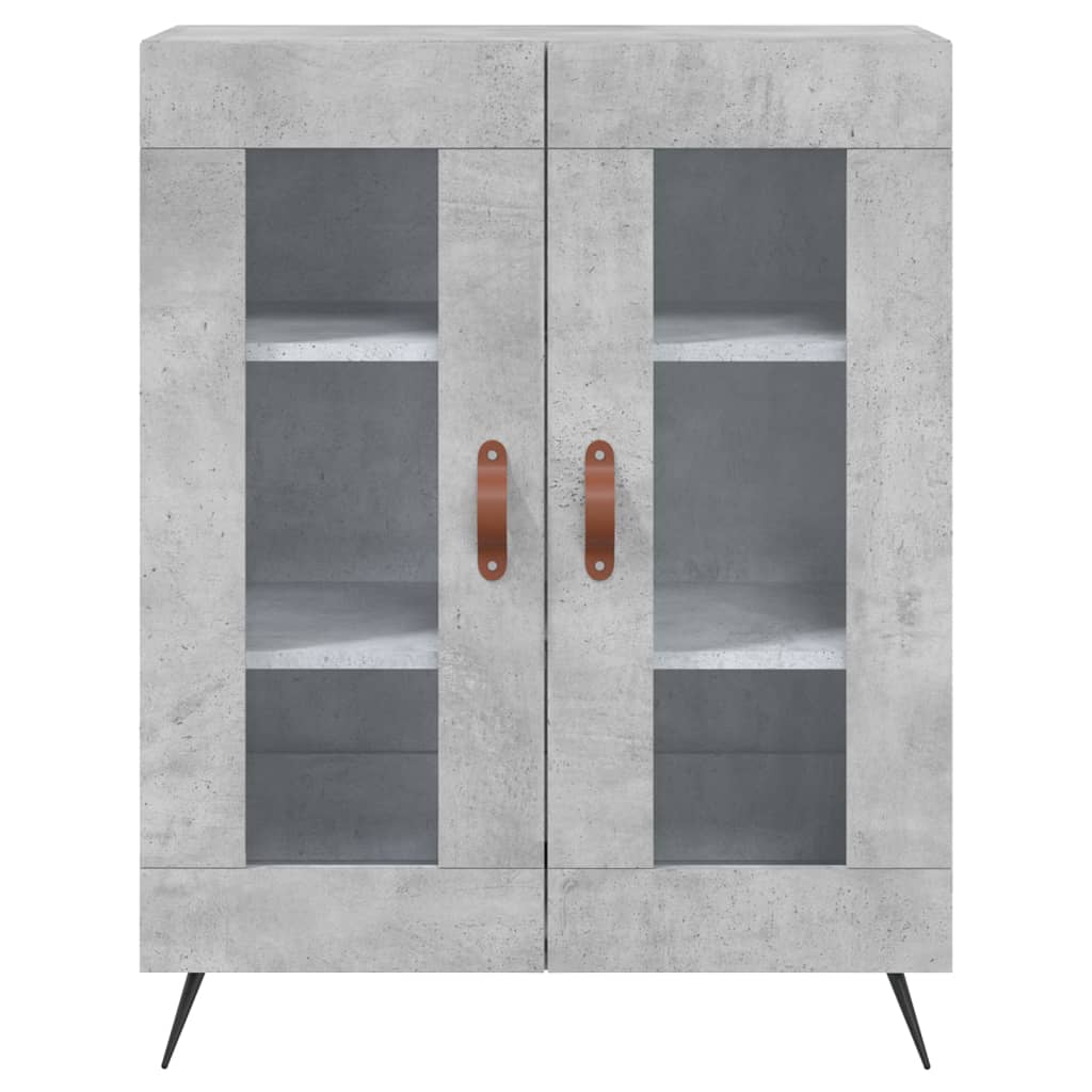 Skap Betonggrå 69,5x34x180 cm