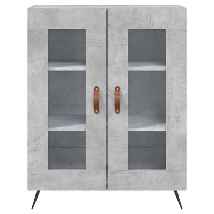 Skap Betonggrå 69,5x34x180 cm