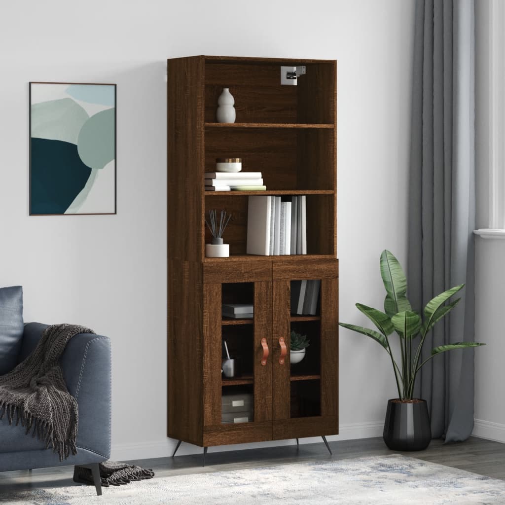 Skap Brun Eik 69,5x34x180 cm
