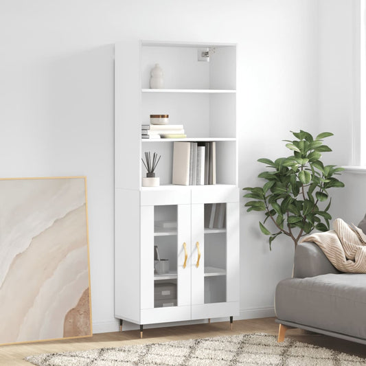 Skap Hvit 69,5x34x180 cm