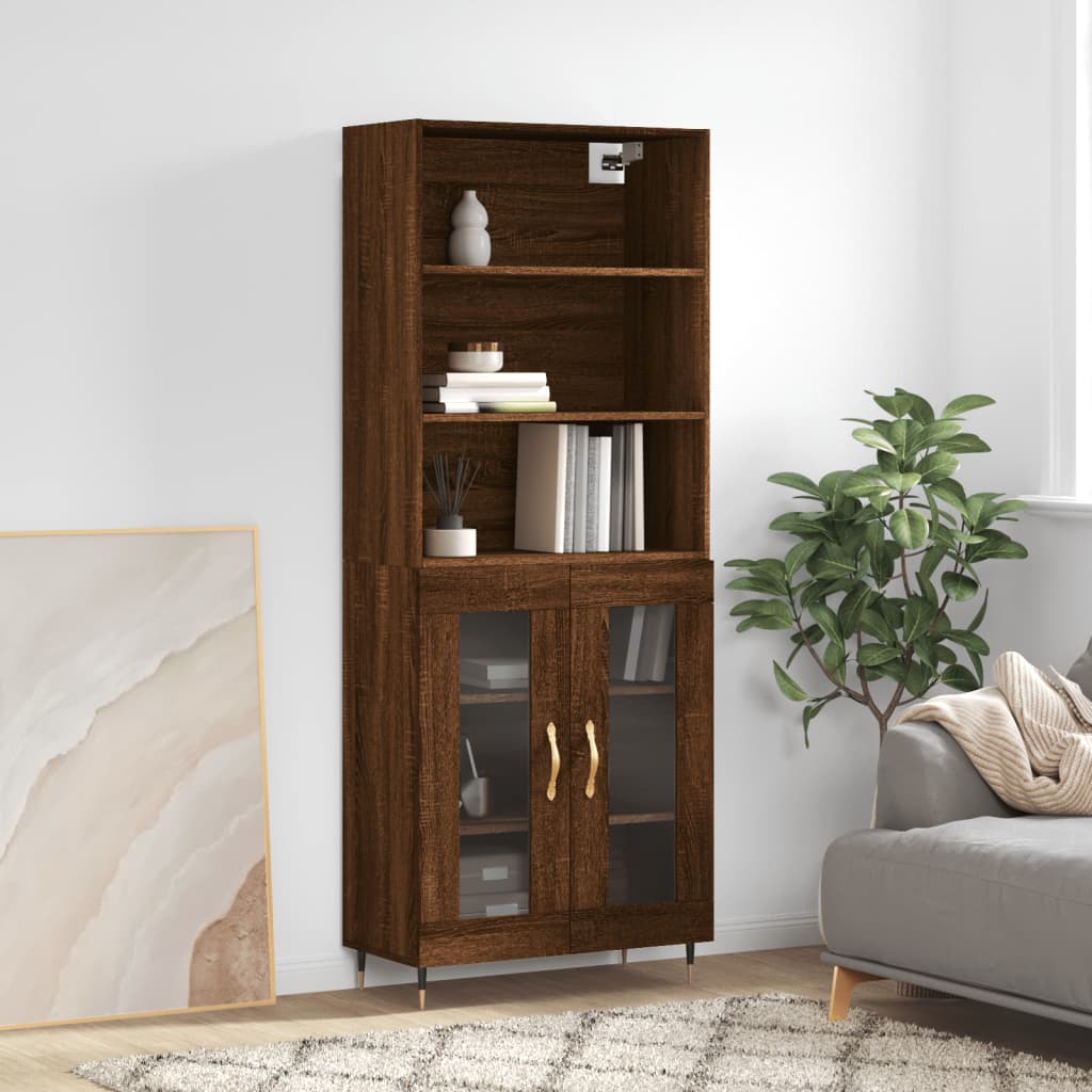 Skap Brun Eik 69,5x34x180 cm