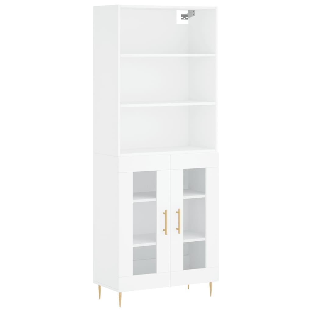 Skap Hvit 69,5x34x180 cm
