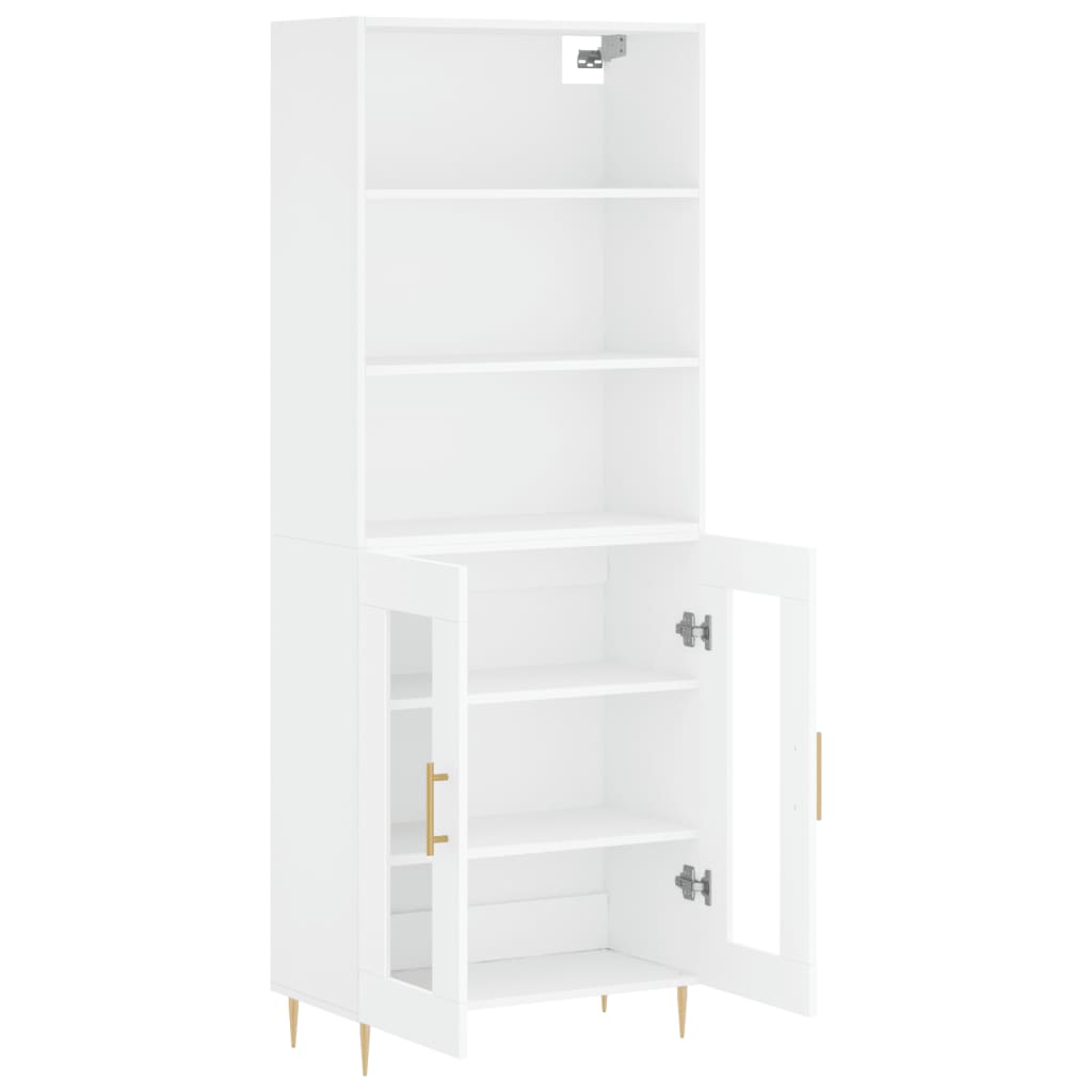 Skap Hvit 69,5x34x180 cm