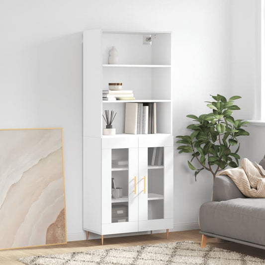 Skap Hvit 69,5x34x180 cm