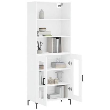Skap Hvit 69,5x34x180 cm