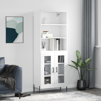 Skap Hvit 69,5x34x180 cm