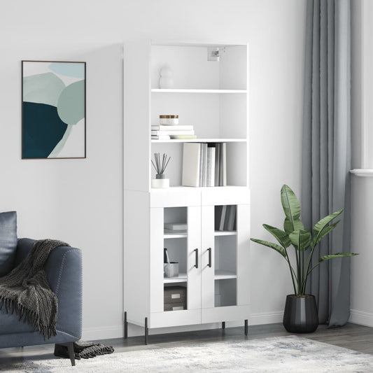Skap Hvit 69,5x34x180 cm