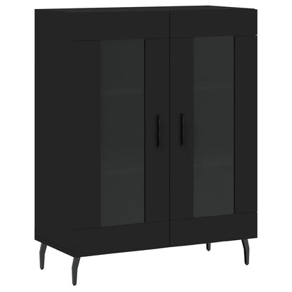 Skap Svart 69,5x34x180 cm