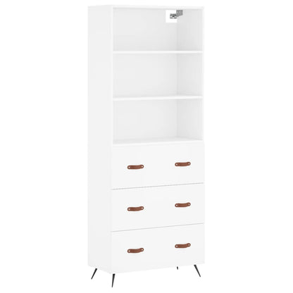 Skap Hvit 69,5x34x180 cm