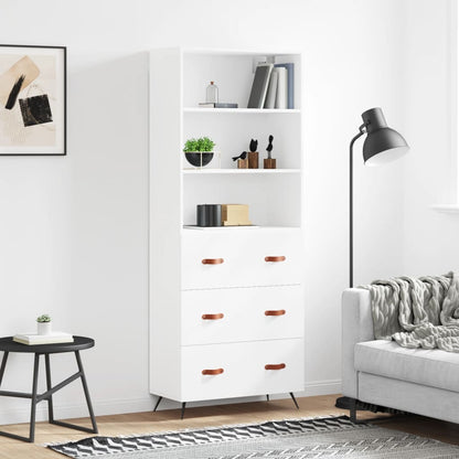 Skap Hvit 69,5x34x180 cm