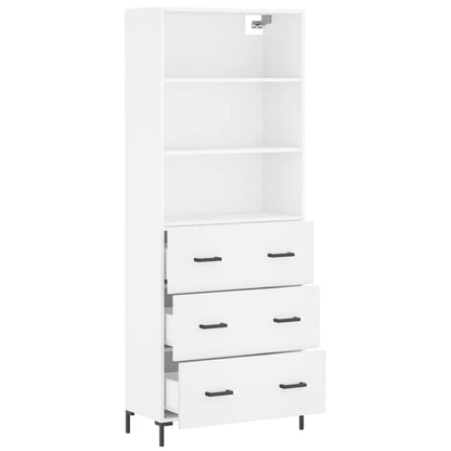 Skap Hvit 69,5x34x180 cm