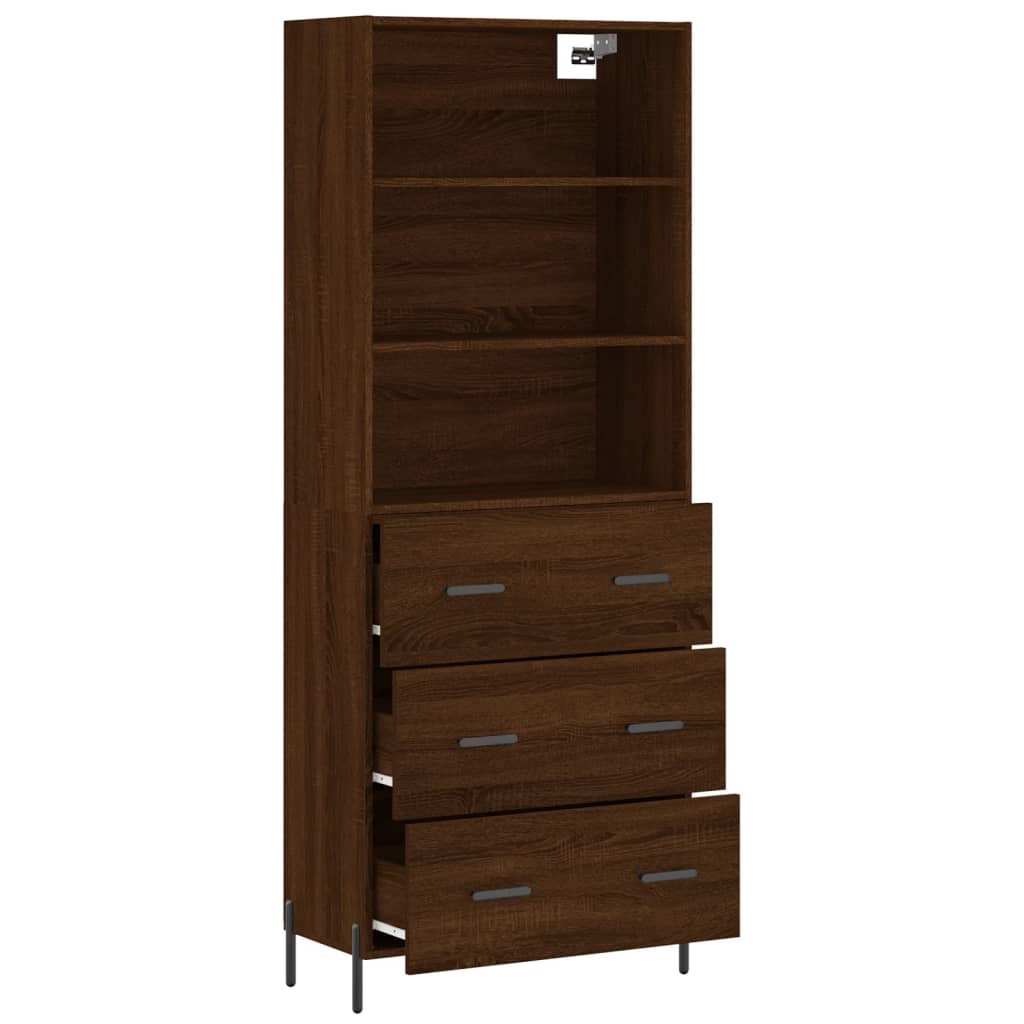 Skap Brun Eik 69,5x34x180 cm