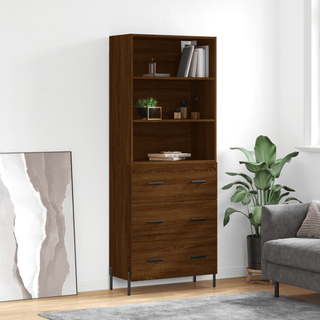 Skap Brun Eik 69,5x34x180 cm