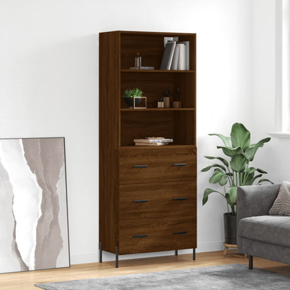 Skap Brun Eik 69,5x34x180 cm