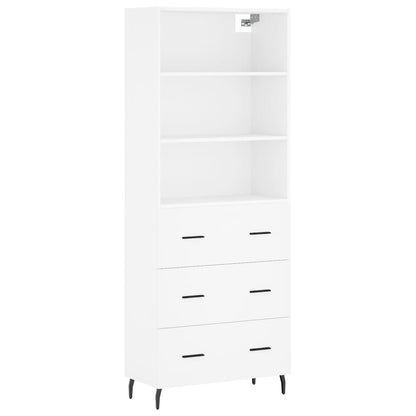 Skap Hvit 69,5x34x180 cm