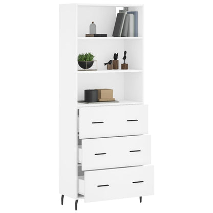 Skap Hvit 69,5x34x180 cm