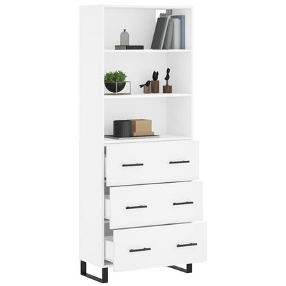 Skap Hvit 69,5x34x180 cm
