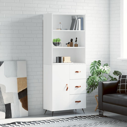 Skap Hvit 69,5x34x180 cm