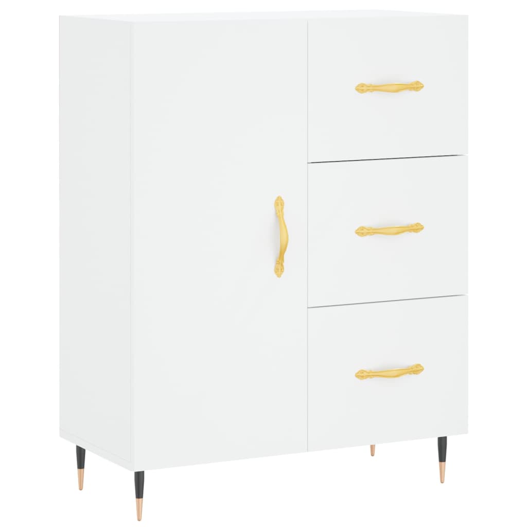 Skap Hvit 69,5x34x180 cm