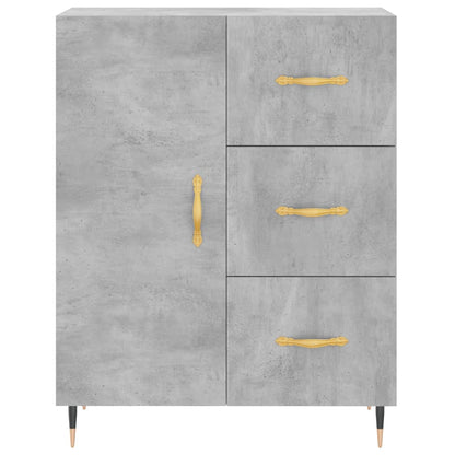 Skap Betonggrå 69,5x34x180 cm