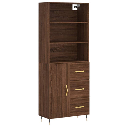 Skap Brun Eik 69,5x34x180 cm