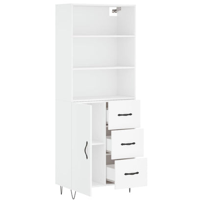 Skap Hvit 69,5x34x180 cm