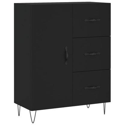 Skap Svart 69,5x34x180 cm