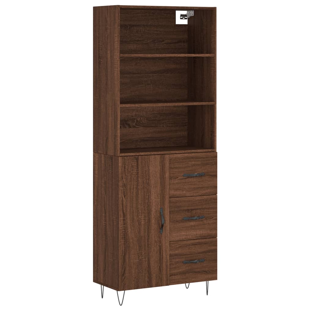 Skap Brun Eik 69,5x34x180 cm