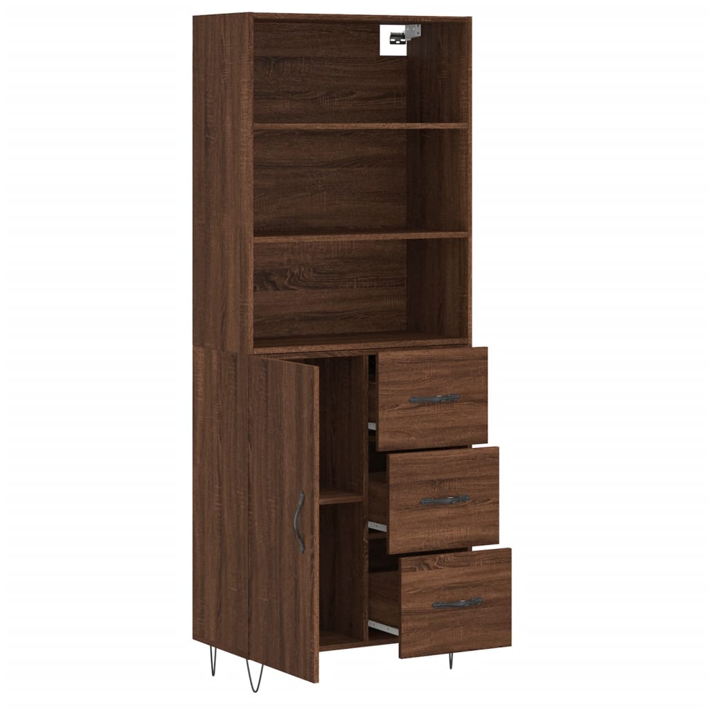 Skap Brun Eik 69,5x34x180 cm