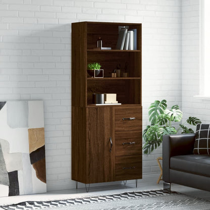 Skap Brun Eik 69,5x34x180 cm