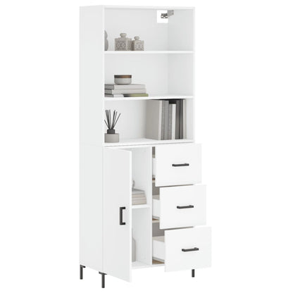 Skap Hvit 69,5x34x180 cm