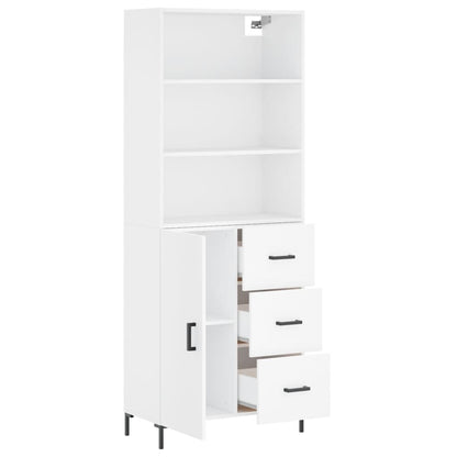 Skap Hvit 69,5x34x180 cm