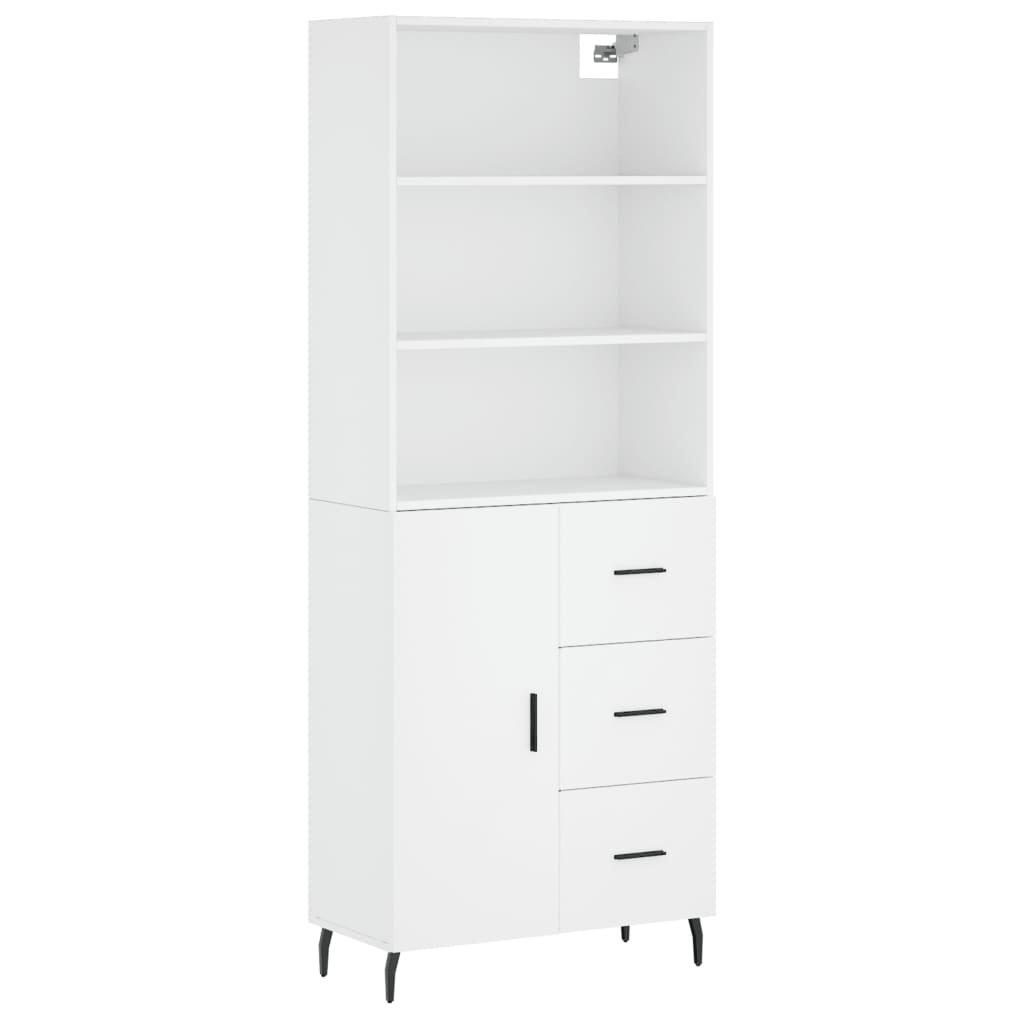 Skap Hvit 69,5x34x180 cm