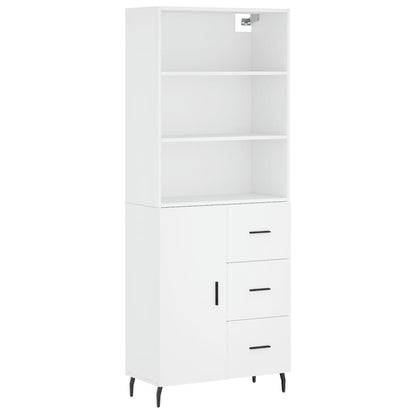 Skap Hvit 69,5x34x180 cm