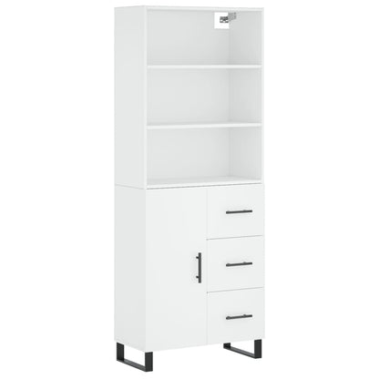 Skap Hvit 69,5x34x180 cm