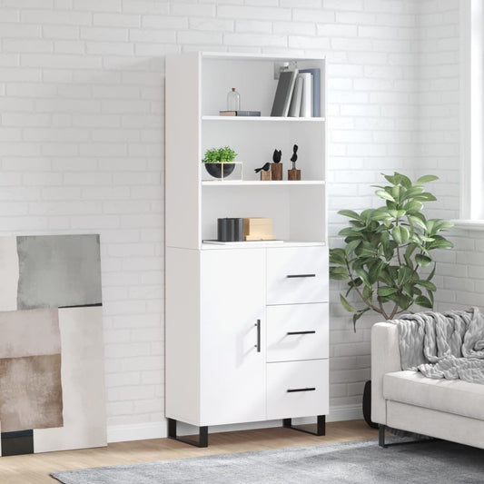 Skap Hvit 69,5x34x180 cm