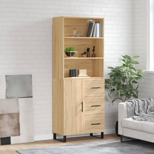 Skap Sonoma Eik 69,5x34x180 cm