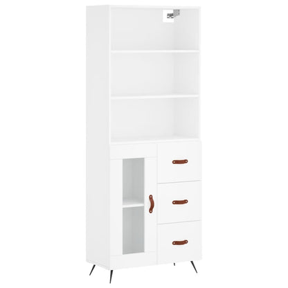 Skap Hvit 69,5x34x180 cm
