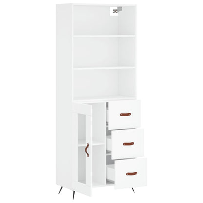 Skap Hvit 69,5x34x180 cm