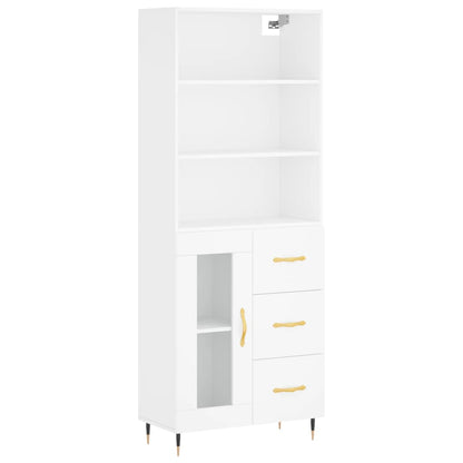 Skap Hvit 69,5x34x180 cm