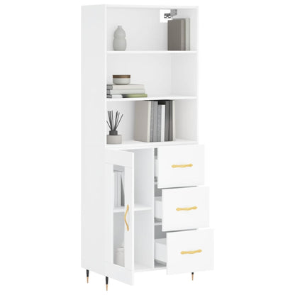 Skap Hvit 69,5x34x180 cm