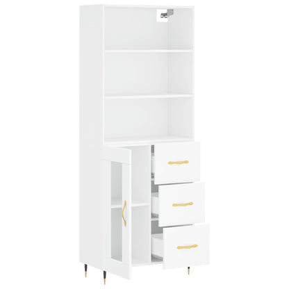 Skap Hvit 69,5x34x180 cm