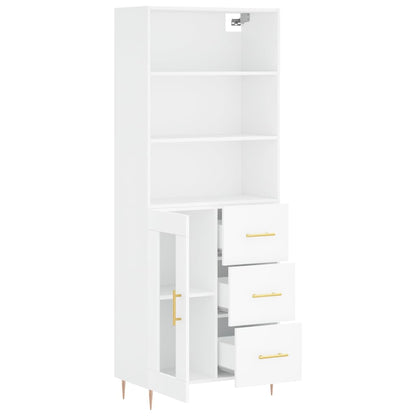 Skap Hvit 69,5x34x180 cm