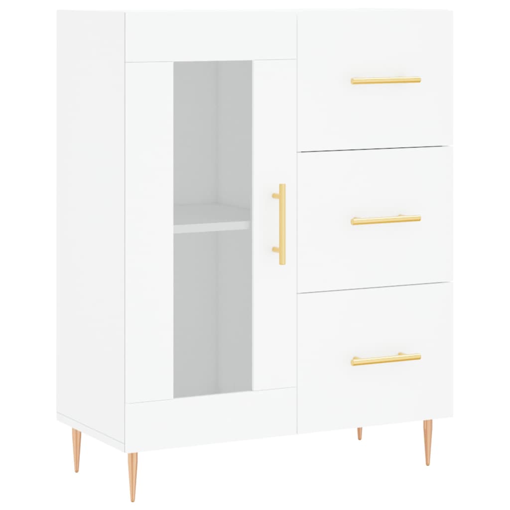 Skap Hvit 69,5x34x180 cm